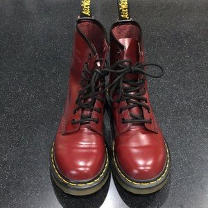 Dr. Martens Boots- Cherry Red